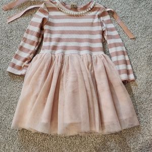 Pink and White 2t Dress